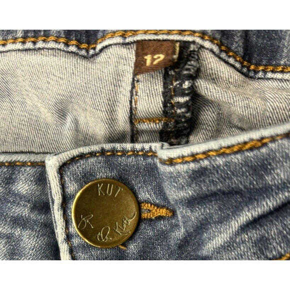 Kut from the Kloth Jeans, Stretch, Women's Size 12, Blue Denim - Picture 5 of 14
